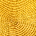 thumbnail image 4 of Yellow Placemats Set of 6 Table Mats for Dining Tables Woven Washable Non-Slip Round Braided Place Mats for Party Holliday, 4 of 6