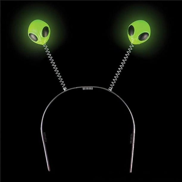 10” Glow Alien Bopper 12 piece Headbands Alienfaced Antenna