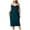 Dark Blue, variant on Aofany Silk Nightgown for Women V-Neck Spaghetti Strap Slip Dress Long Nightdress Satin Plus Size Nightgowns Dress