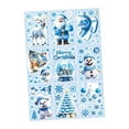 thumbnail image 1 of 9x Adhesivos navideños para ventanas, adornos navideños, decoración de exhibición de vidrio, calcomanías navideñas para paredes de dormitorio Estilo D, 1 of 8