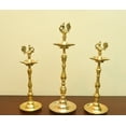 thumbnail image 3 of Oil Lamp/Diya - Handcrafted & Traditionally Designed Brass Diya sets (2 pcs) - Height- 22 inches, 3 of 3