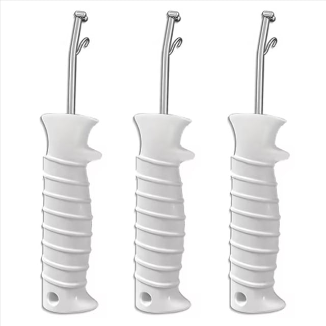 3X Release Fish Hook Extractor Fish Hook Remover Fishing Hook Quick Removal Device Security Extractor,3 x Release Fish hook Extractor,White