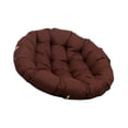 thumbnail image 4 of Silla de huevo de hamaca colchón de colchón asiento de asiento de reemplazo engrosado almohadilla colgante para muebles para el hogar patio de balcón 60x60 cm, 4 of 8