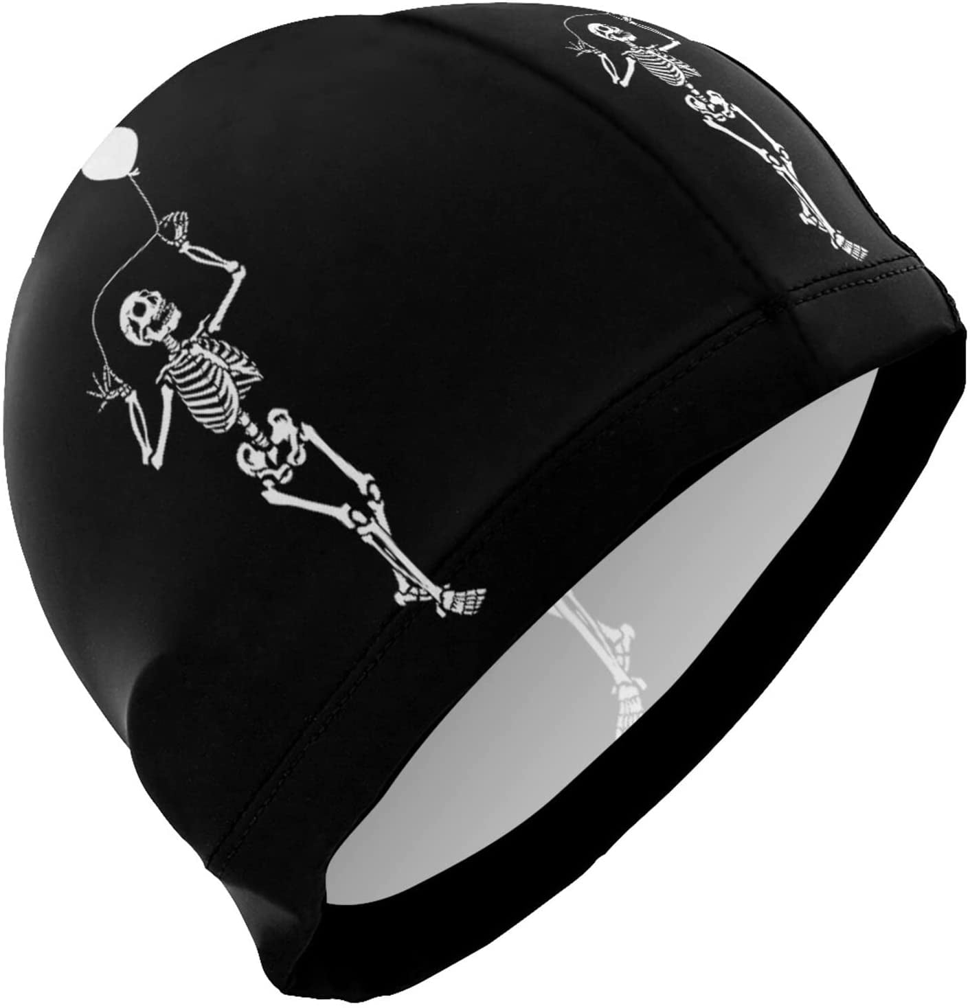 Swimming Cap Halloween Skeleton Unisex 