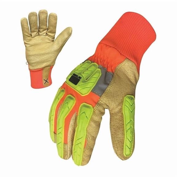 Ironclad Performance Wear Winter Leather Impact Gloves,XL,PR EXO2-HVIP-05-XL