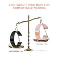 thumbnail image 4 of Wearlizer Resin Band Compatible with Fitbit Versa 4/Fitbit Versa 3/Fitbit Sense/Sense 2 Bands for Women, Fashion Lightweight Wristband with Buckle for Sense/Versa 3, 4 of 6