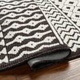 thumbnail image 6 of Hauteloom Drago Living Room, Bedroom Machine Washable Area Rug - Bohemian Modern Farmhouse - Moroccan Transitional - Black, White, Gray - 3'3" x 5', 6 of 9