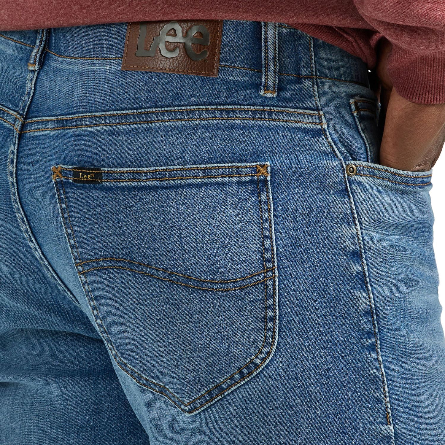 Lee Men’s and Big Men’s Extreme Motion Straight Fit Tapered Leg Jeans