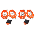 thumbnail image 1 of Funda Antideslizante para Zapatos 1 Par Garras 13 Dientes Senderismo Al Aire Libre () Naranja, 1 of 6