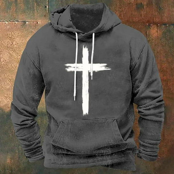 Sudadera con capucha para hombre, estilo casual, con estampado de la antigua Grecia, para deportes, blusa de poliéster.