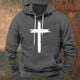 thumbnail image 1 of Sudadera con capucha para hombre, estilo casual, con estampado de la antigua Grecia, para deportes, blusa de poliéster., 1 of 3