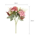 thumbnail image 5 of 1 Bouquet Easy to Maintain Fake Flower Bouquet Charming Faux Silk Flower Everlasting Simulation Flower Home Decor, 5 of 7