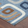 thumbnail image 3 of Addison Rugs Chantille Indoor/Outdoor Transitional Mid-century Modern Denim Machine Washable Rectangle Rug, 9' x 12', 3 of 8