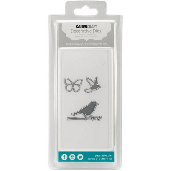 Kaisercraft Dies-Birds & Butterflies 1"X2"