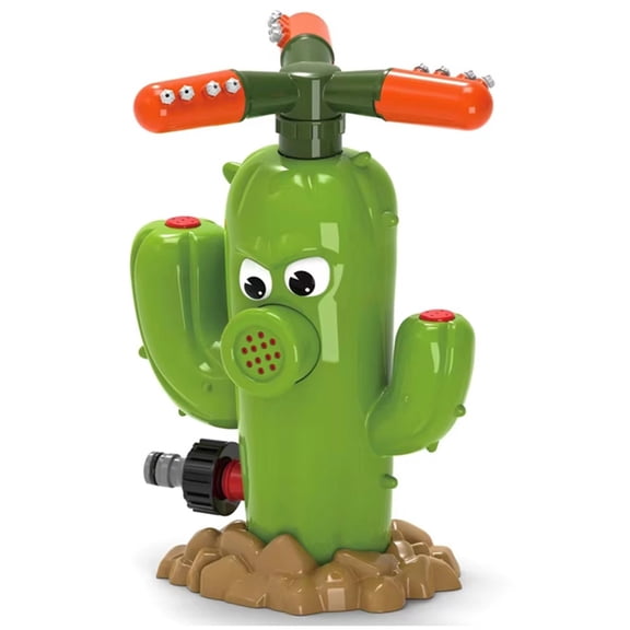 Cactus Cartoon Sprinkler for Children,Water Atomizer Toy,Summer Garden , Baby Bath Play,Yard Water Toy A,1 * Cactus Cartoon Sprinkler,As Shown
