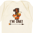 thumbnail image 4 of Inktastic 1st Birthday Fox 1 Year Old Boys or Girls Long Sleeve Baby Bodysuit, 4 of 5