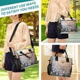 thumbnail image 5 of Small Cooler Bag Lunch Bag Portable Meal Bag Work Meal Bag Outdoor Meal Bag Travel Meal Bag Picnic Meal Bag Going Out Meal Bag Super Cute Chrysanthemum, 5 of 6