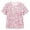 A-Pink501, variant on XIAOCHA Womens Leopard Print Tees Crew Neck Short Sleeve Casual Loose T-Shirts