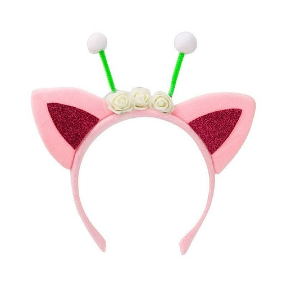 Yokua SPA Shower Headband Cat Ear Shape Hair Hoop Kids Headpiece Cosplay Anime Prop