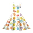 thumbnail image 4 of Easter Dresses Girls Cute Print Spaghetti Strap A-Line Dress Summer Dress Girls 7-8 Years Girls Dresses, 4 of 4