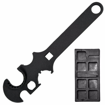 AT602 Tool Steel Armorer Wrench Castle Nut Barrel Float Lower Vise (Best Ar15 Armorers Tool)
