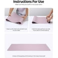 thumbnail image 7 of Leather Desk Pad Protector, Office Desk Mat, Large Mouse Pad, Non-Slip PU Leather Desk Blotter, Laptop Desk Pad, Waterproof Desk Writing Pad for Office and Home (23.6" x 13.8"), 7 of 7