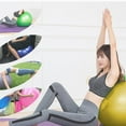 thumbnail image 4 of Yoga Smooth Ball For Fitness Exercise Pilates With Weight Pink 45cm, 4 of 5