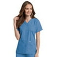 thumbnail image 5 of Landau Essentials Relaxed Fit 4-Pocket V-Neck Scrub Top for Women 8232, 5 of 10