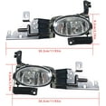 thumbnail image 5 of OTTULUR 1 Pair of Front Bumper Fog Light Assembly with Switch Wiring Kit Replacement for 2011-2012 Accord Sedan, 5 of 7