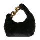 thumbnail image 1 of Bolso de mano de ocio Likrtyny con compartimentos con cremallera felpa 10,24x5,12x4,72 pulgadas, 1 of 8