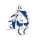 thumbnail image 4 of Mochila Mujer Nylon Casual Mochilas Escolares Color Contraste para Deporte Al Aire Libre (Azul) Tmvgtek Para Estrenar, 4 of 9