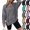 19# Gray, variant on Women Waffle Crewneck Sweatshirt Oversized Long Sleeve Pullover Tops, Loose Plain Side Split Casual Fall Shirts Soft Lightweight Lounge Daily Wear Blouses Green S