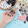 thumbnail image 3 of 140Pcs Resin Safety Eyes 7 Size Black White Wiggle Eyes Craft Eyes Crochet Eyes Kawaii Eyes Mushroom Shape Sew on Eyes, 3 of 5