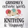 thumbnail image 3 of CafePress - Grandma Knitting Joke - Women's Long Sleeve Relaxed Fit Cotton Light Pajama Set, 3 of 3