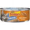 thumbnail image 2 of Purina Friskies Shreds Wet Cat Food, With Chicken & Gravy, Made with Real Chicken, Complete & Balanced Nutrition for Adult Cats, 5.5 OZ Can (Pack of 12), 2 of 5