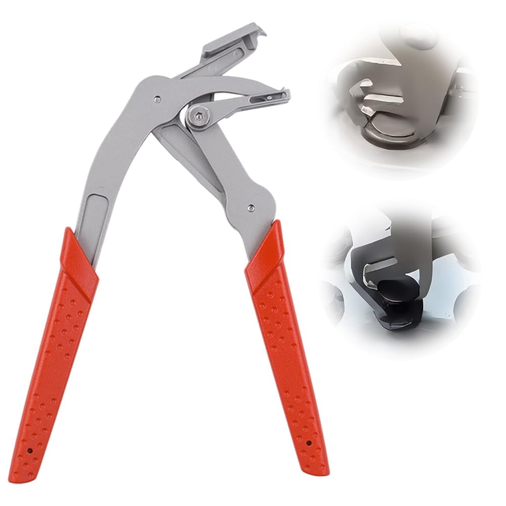 Automotive Clip Removal Tool & Trim Removal Pliers, Multi-Functional Heavy Duty Car Fastener Remover for Door Panels, Trim Clips, Rivets & Interior Panels