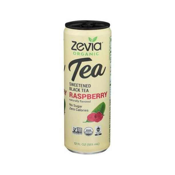 Zevia 230441 12 fl oz Organic Sweetened Black Tea, Raspberry Walmart.ca