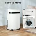 thumbnail image 3 of Gymax 12000 BTU Portable Air Conditioner w/ Fan & Dehumidifier Sleep Mode 24H Timer, 3 of 10