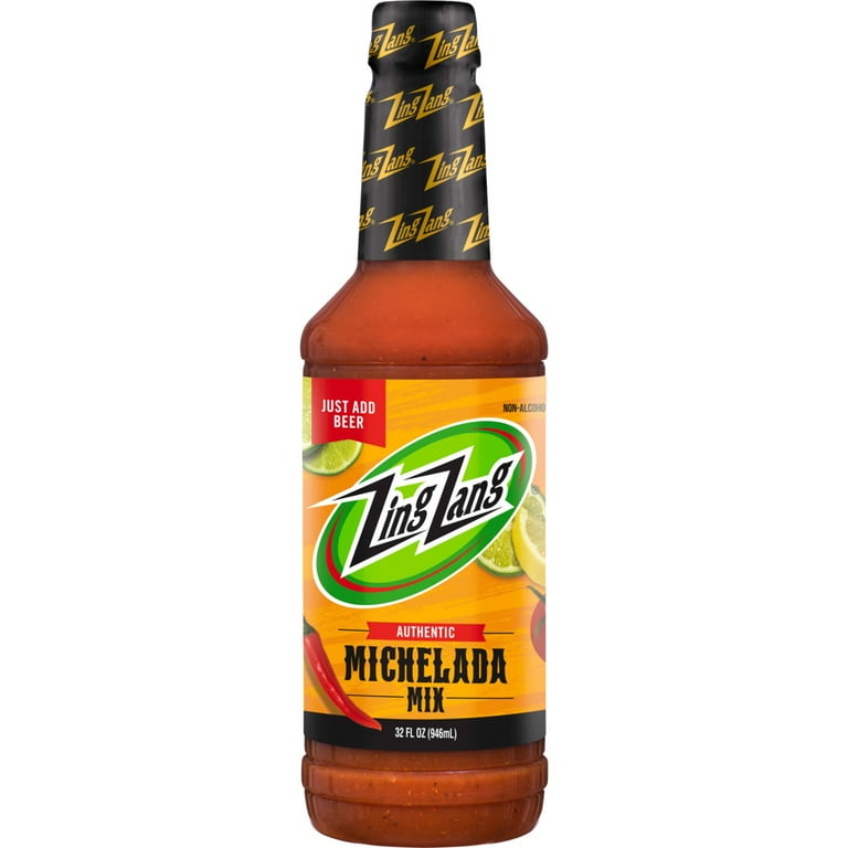 Zing Zang Michelada Mix, Non-Alcoholic Cocktail Mixer, 32 Fl Oz