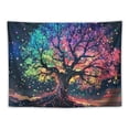 thumbnail image 5 of BCIIG Tree of Life Tapestry Black Light Tapestry Galaxy space Life Force Tapestry for Bedroom Glow in the dark Tapestry Wall Hanging, 5 of 6