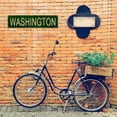 thumbnail image 7 of Washington Sign, America State Name Vintage Metal Tin Sign, Wall Decor for Office/Home/Classroom 4x16 Inches, 7 of 7