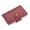 Purplish Red, variant on Suitable for both women and men, small card holder with clasp, RFID automatic pop-up card holder, vintage card case, anti-magnetic card holder, wallet