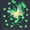 Green, variant on KOYPTL 3 Sheets Colorful Butterflies Stickers for Window Decor Glows-in-the-Dark Stickers Decals Valentines Day Decorations for Party Doors Wall Refrigerator Decor Green Light