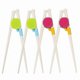 thumbnail image 1 of Children's Learning Chopsticks - 4 Pairs of Training Utensils for Kids and Toddlers to Develop Eating Skills, 1 of 5