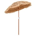 thumbnail image 3 of YYAo Large Sun Umbrella, Umbrella Canopy, 6 Feet Thatched Patio Umbrella with Tilt Design and Carrying Bag, 3 of 7
