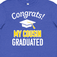 thumbnail image 4 of Inktastic Congrats My Cousin Graduated with Cap Youth T-Shirt, 4 of 5