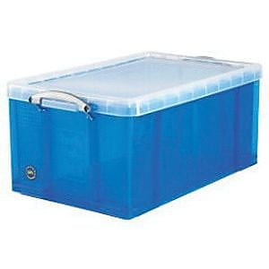 Really Useful Box 64 Liter Snap Lid Storage Bin 64L