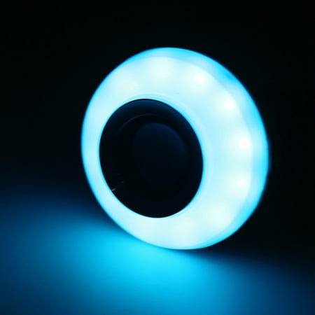 Lamp Audio - Intelligent E27 LED White + RGB Light Ball Bulb Colorful Lamp Smart Music Audio Speaker with Remote Control for Home, Stage