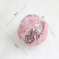 thumbnail image 4 of 1/6Pcs Mini Pink Christmas Hanging Balls Ornaments Glitter Sequin Christmas Tree Mall Closet Decoration Hanging Balls, 4 of 5