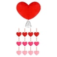 thumbnail image 1 of Adorno de de corazón de San Valentín, decoración de Navidad, decoración romántica decorativa para de Navidad para restaurante, Festival de, 1 of 8